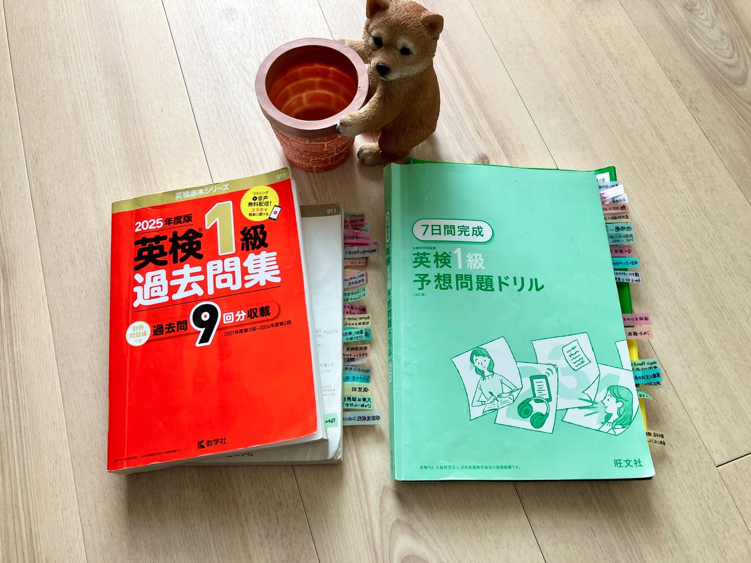 リーディング勉強に使った2冊の参考書の画像