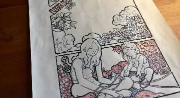 Blog post thumbnail for 年末のお絵かき LIFE IS ABUSE2