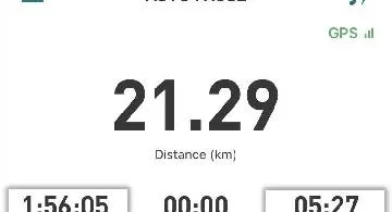 Blog post thumbnail for 8年ぶりに21km走った話