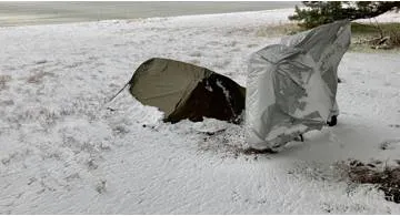 Blog post thumbnail for Winter Wild Camping: Waterfront and City Life