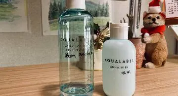 Blog post thumbnail for 7年使い込んだ AQUALABEL 化粧水のレビューを書く