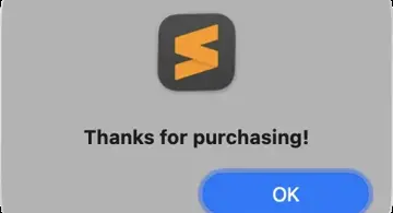 Blog post thumbnail for Sublime Text のライセンスを開発者への感謝のため買うのだけど、その意味がうまく理解できなかった件
